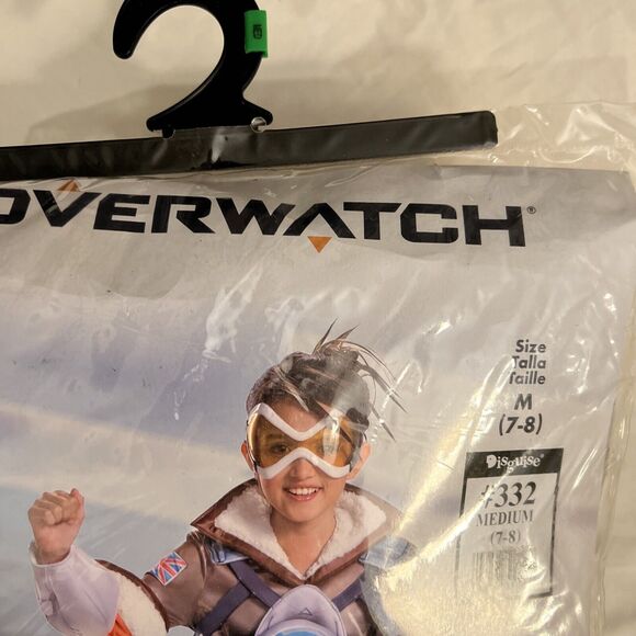 Overwatch Tracer Halloween Costume Boy Child Medium 7-8, Jumpsuit, Vest, Goggle - Picture 9 of 16